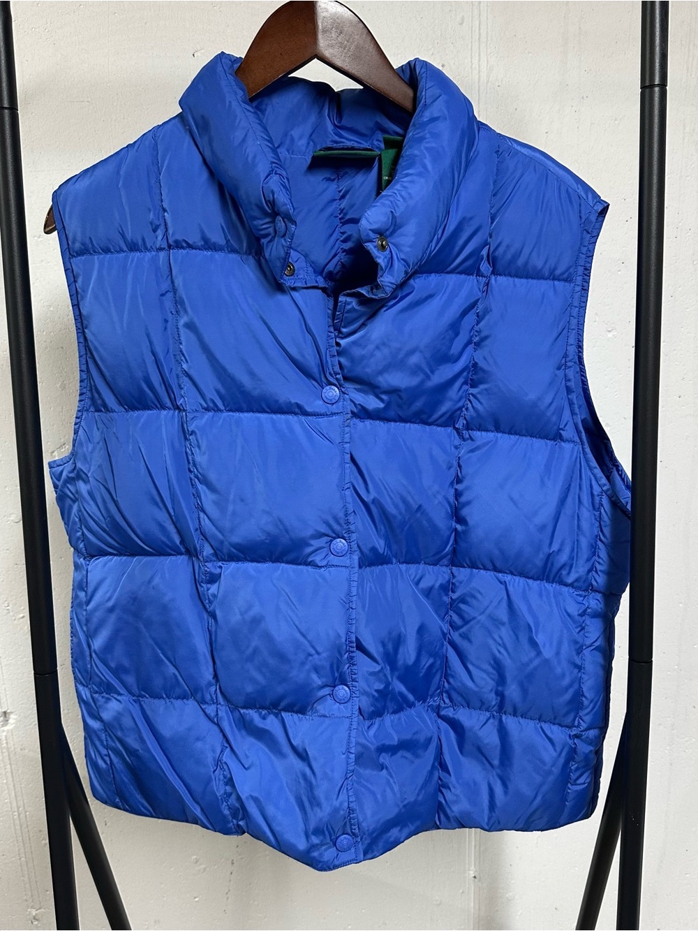 L.L. Bean Royal Blue Quilted Down Puffer Vest